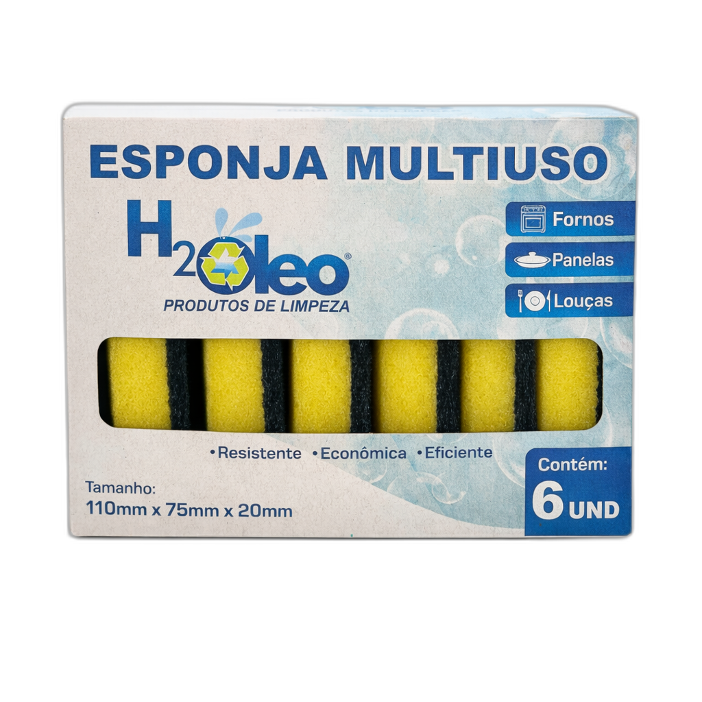 Esponja Multiuso 6und H2O