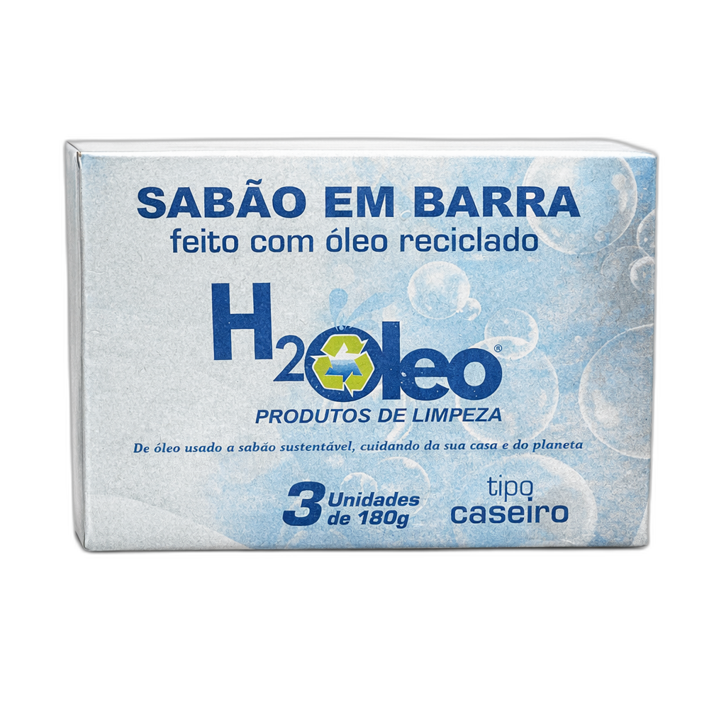 Sabão em Barra 180gr 3und H2O