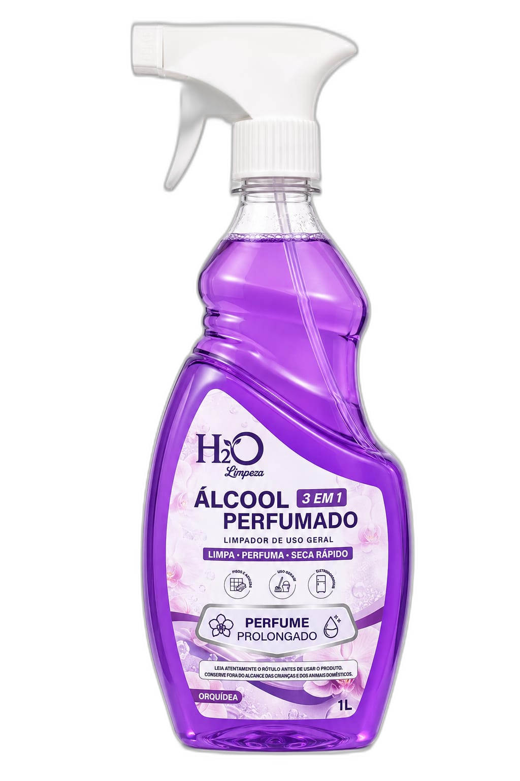 Álcool Perfumado Spray 1lt Orquídea H2O